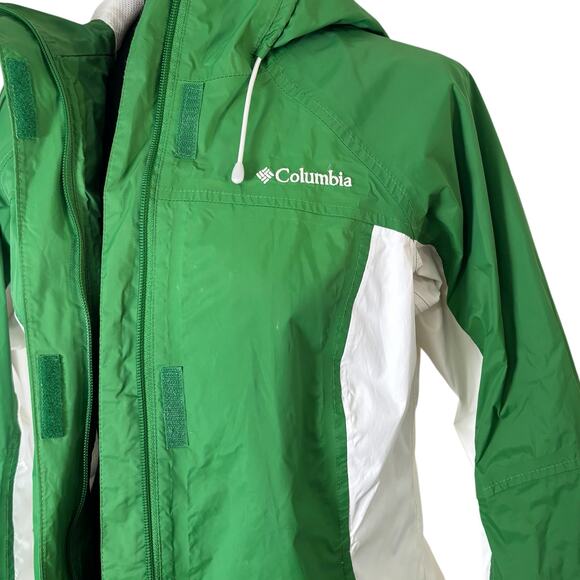 Columbia Arcadia II Rain Jacket Women’s Size S Omni-Tech Waterproof Hooded - Picture 2 of 16